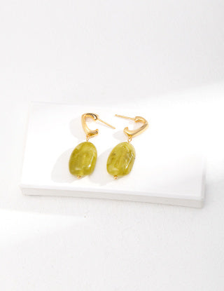 Minimalist French style Sterling silver earrings
