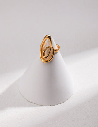 Pure silver simple ring