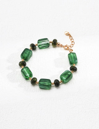 Pure silver retro bracelet