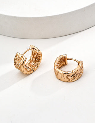 S925 silver retro earrings