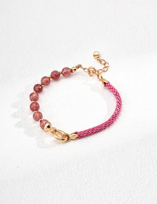 S925 Silver fashionable and simple crystal bracelet