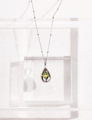 Sterling silver necklace (adjustable length)