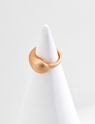 S925 silver simple matte/smooth ring