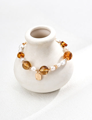 S925 Silver Natural Pearl Wealth Attracting Bracelet
