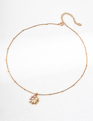 S925 Silver retro pearl Pendant necklace