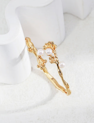 Wave element design series bracelet (adjustable