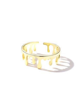 Pure silver open ring