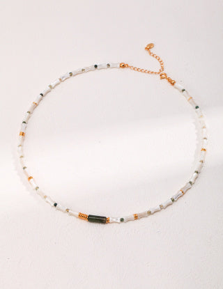 Sterling silver mother-of-pearl necklace