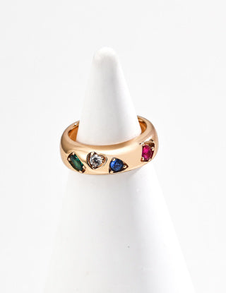S925 silver fashionable retro Zircon ring