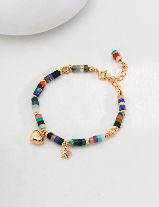 Pure silver retro bracelet