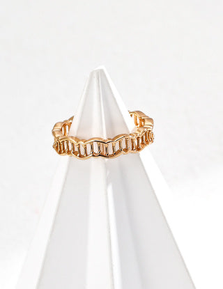 S925 Silver plain silver Design ring