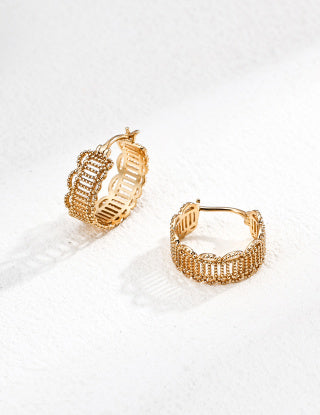 S925 silver design earrings