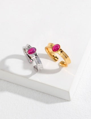 Pure silver elegant ring