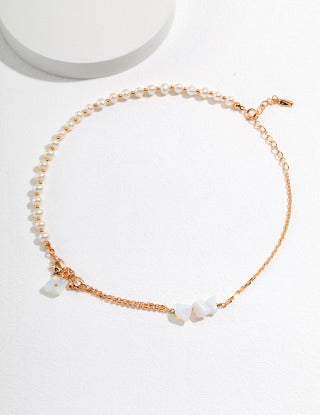 Irregular Pleat Design Series necklace