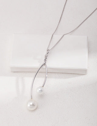 Bejeweled long necklace