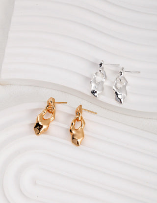 Lava Series Sterling silver earrings