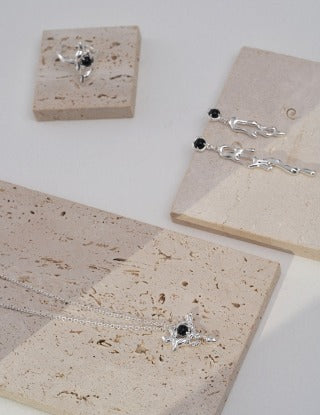 Turbid Sun Series ring