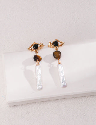 Pure silver elegant earrings