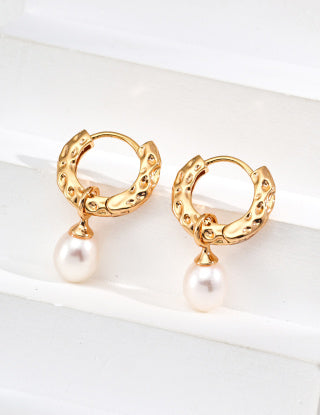 S925 Silver Retro Natural Pearl Earrings (Pearls can be detached/not detached for sale)