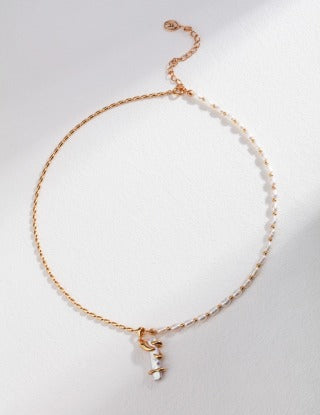 Pearl necklace (adjustable