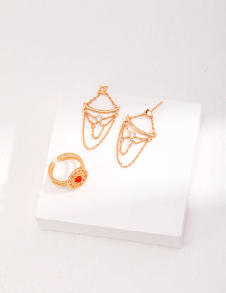 Sterling silver earrings