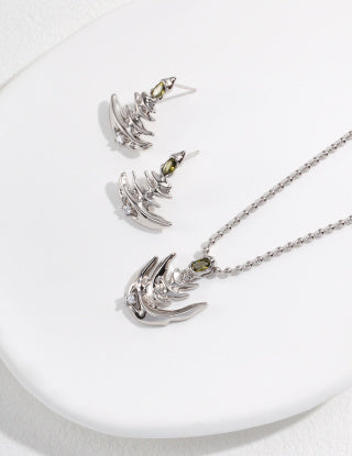 The "Lin" series Sterling silver necklace (adjustable length)