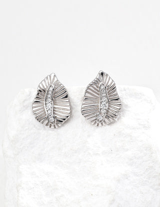 S925 silver retro Zircon earrings