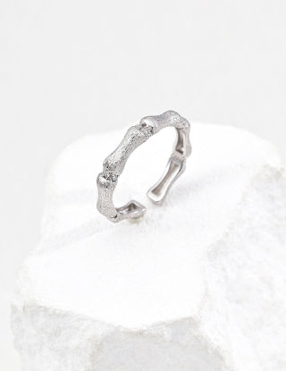 S925 silver simple Zircon ring