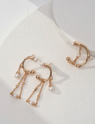 Pure silver beaded ring