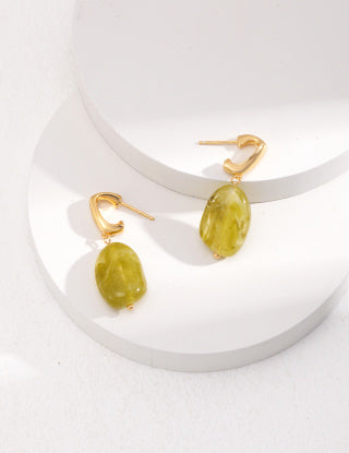 Minimalist French style Sterling silver earrings