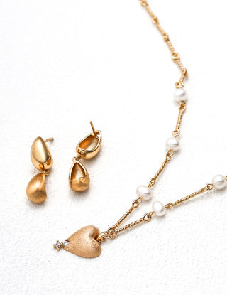 S925 silver retro design matte earrings