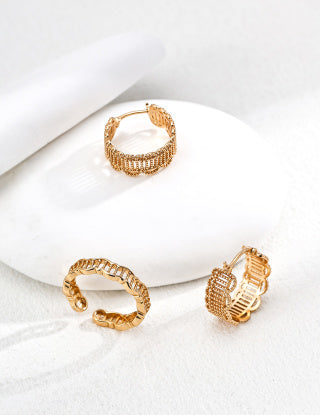 S925 silver design earrings