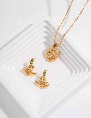 The "Lin" series Sterling silver earrings
