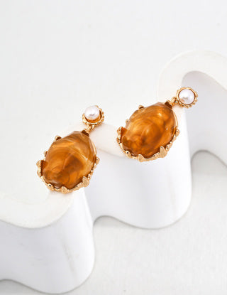 Sterling silver pearl vintage earrings