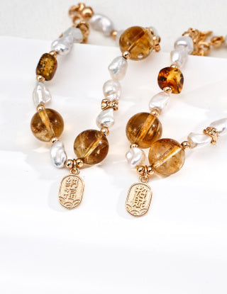 S925 Silver Natural Pearl Wealth Attracting ring