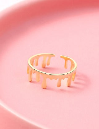 Pure silver open ring
