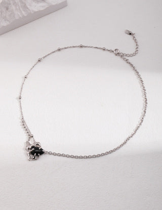 Pure silver agate necklace (not included in the certificate)