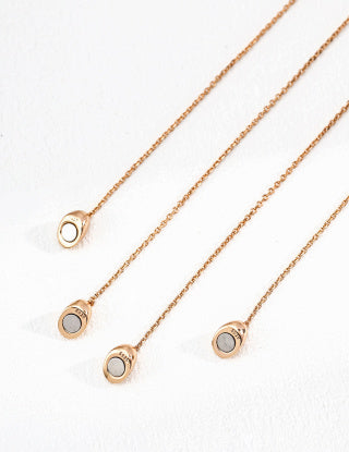 S925 silver simple necklace
