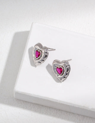 Confession Balloon series Sterling silver earrings