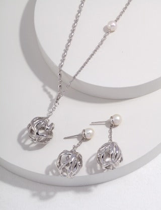 Sterling silver necklace (adjustable length)