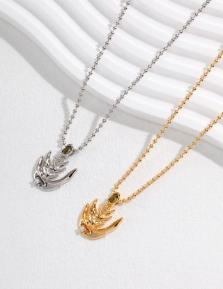 The "Lin" series Sterling silver necklace (adjustable length)