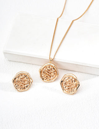 S925 Silver Retro Snake Year Chinese-style necklace
