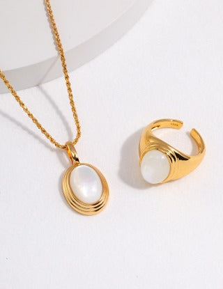 Pure silver elegant agate ring