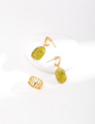Minimalist French style Sterling silver earrings
