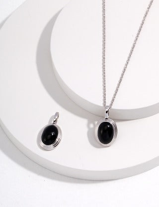 Pure silver hemp rope necklace