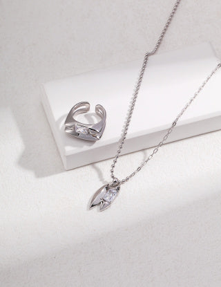 Sterling silver necklace (adjustable length)