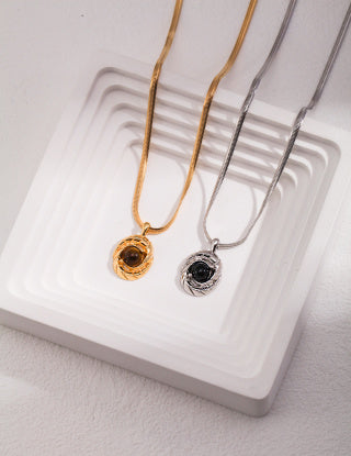 Sterling Silver Necklace (adjustable length)