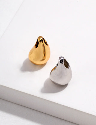 Pure silver simple pendant necklace