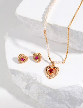 Confession Balloon series Sterling silver earrings