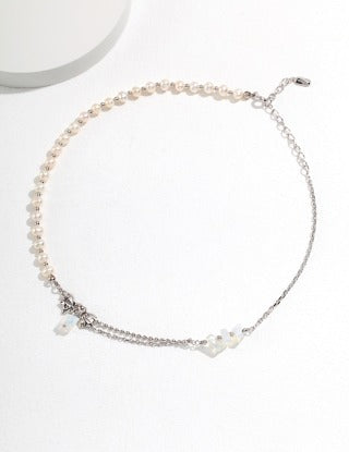 Irregular Pleat Design Series necklace